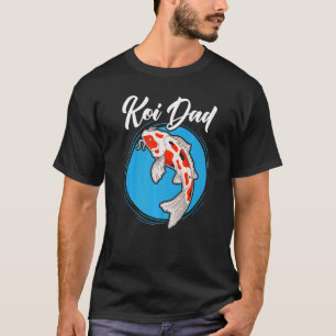 Koi Dad Japans Koi Carp Nishikigoi Fish Fathers T-shirt
