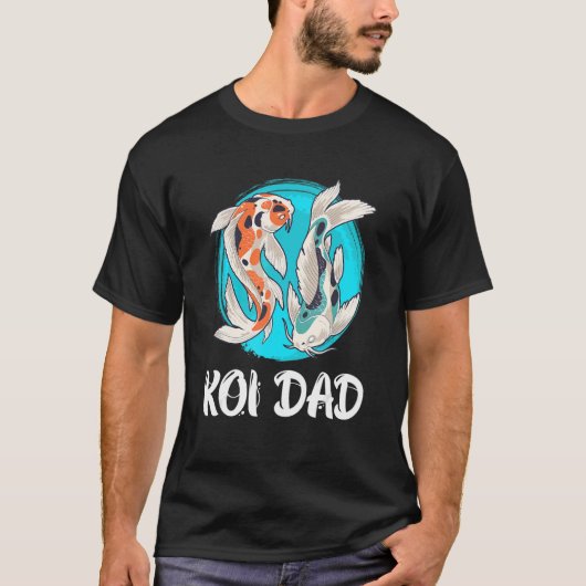 Koi Dad Koi Pond Fish Pond 1 T-shirt (Voorkant)