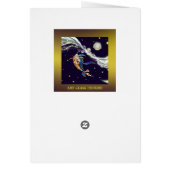 Koi dans la carte de voeux de joyeux anniversaire (Dos)