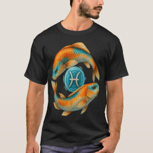 Koi danst met rimpel Vissen T-shirt