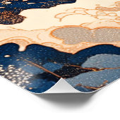 Koi en golven perfect poster (Hoek)