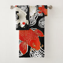 Koi- en lotusbadhanddoekset