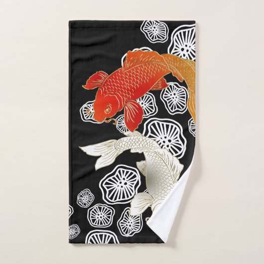 Koi- en lotusbadhanddoekset bad handdoek (Handdoek)