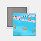 Koi et Sakura Magnet (Recto/Verso)