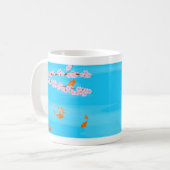 Koi et tasse de Sakura (Devant gauche)