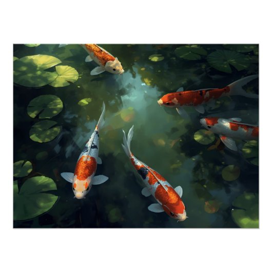 KOI FISCH PERFECT POSTER (Voorkant)