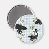 Koi Fish 2,25" magneet (Voorkant / Achterkant)