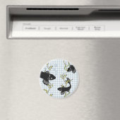 Koi Fish 2,25" magneet (Insitu (Vaatwasser))