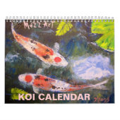 Koi Fish Art Calendar Kalender (Hoes)