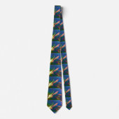 Koi Fish Art Mannen Necktie Stropdas (Voorkant)