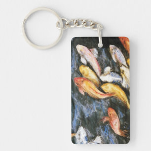 Koi Fish Art Sleutelhanger Pendant Charms