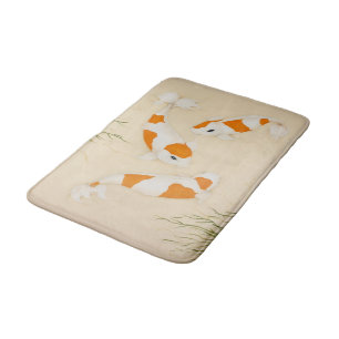 Koi Fish Aziatische karper Art Print Badmat