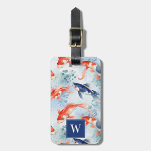 Koi Fish Bagagelabel