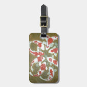 KOI FISH BAGAGELABEL (Voorkant verticaal)