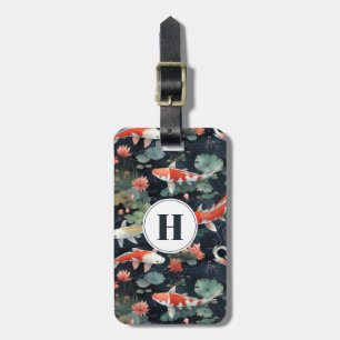 Koi Fish Bagagelabel