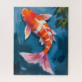 Koi Fish Beautiful Watercolor Legpuzzel