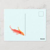 Koi Fish Briefkaart (Achterkant)