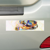 KOI FISH Bumper Sticker (Op auto)