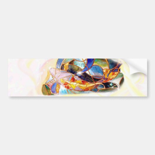 KOI FISH Bumper Sticker (Voorkant)