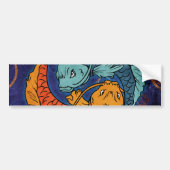 Koi Fish Bumpersticker (Voorkant)