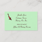 Koi Fish Business Card-template Visitekaartje (Achterkant)