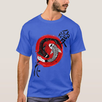 Koi Fish butterfly Shirt Nishikigoi Japanese Gift