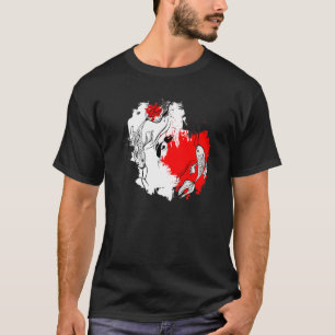 Koi Fish Carp Japanse culturele liefde T-shirt
