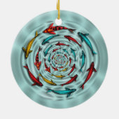 Koi Fish Circle Ornament (Achterkant)