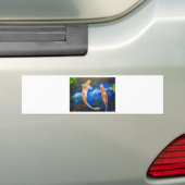 Koi Fish Cloud Reflections Bumpersticker (Op auto)