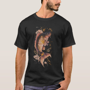 Koi Fish Cool Japans Tattoo Jinli Japan Coi Carp T-shirt