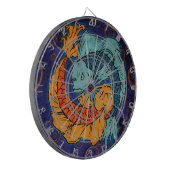 Koi Fish Dartbord (Voorkant Links)