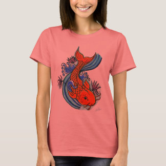 Koi Fish Design T-shirt
