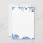 Koi Fish Enregistrer la carte de date (Dos)