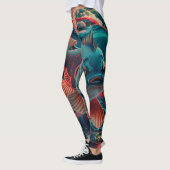 "Koi Fish Harmony" Leggings ! (Gauche)