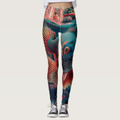 "Koi Fish Harmony" Leggings ! (Devant)