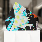 Koi Fish in a Great Wave Comic Book Style  Tissuepapier