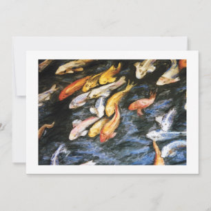 Koi Fish Invitation Kaart