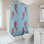 KOI FISH JAPANESE Shower Curtain Douchegordijn (In situ)