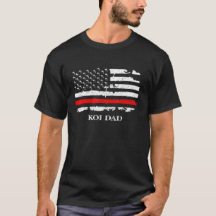 Koi Fish Japans Stijlvolle Vis Vader Verenigde Sta T-shirt