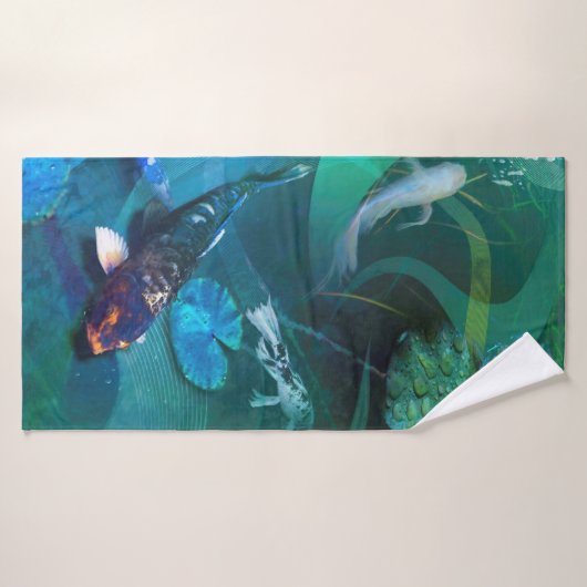 Koi Fish JOY DE KOI (Serviette de bain)