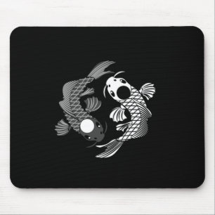 Koi Fish Karma Yin Yang Fate Spiritueel Gift Muismat