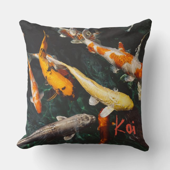 Koi Fish Kussen (Voorkant)