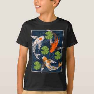 Koi Fish Lover Asian Japans karp water Pond Anim T-shirt