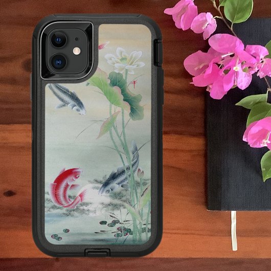 Koi Fish met Lotus Case-Mate iPhone Case