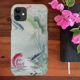 Koi Fish met Lotus iPhone 11 Hoesje