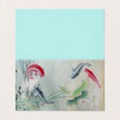 Koi Fish met Lotus Kaart (Buitenkant ongevouwen)