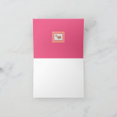 KOI Fish on PINK Note Kaart (Binnen)