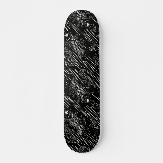 Koi Fish Pattern Skateboard (Voorkant)
