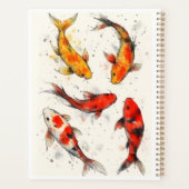 Koi Fish Planner (Achterkant)