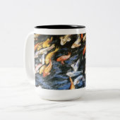 Koi Fish Pond Art Peinture Mug (Devant gauche)